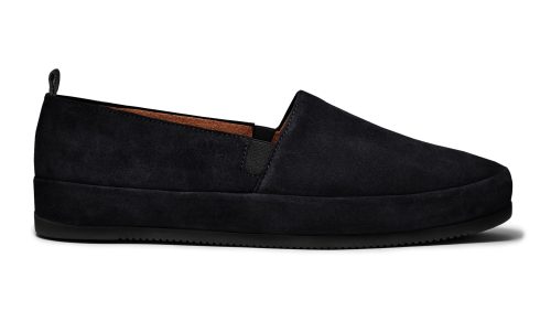 Premium Suede Leather Loafer With Red Sole Handmade Slip-on 