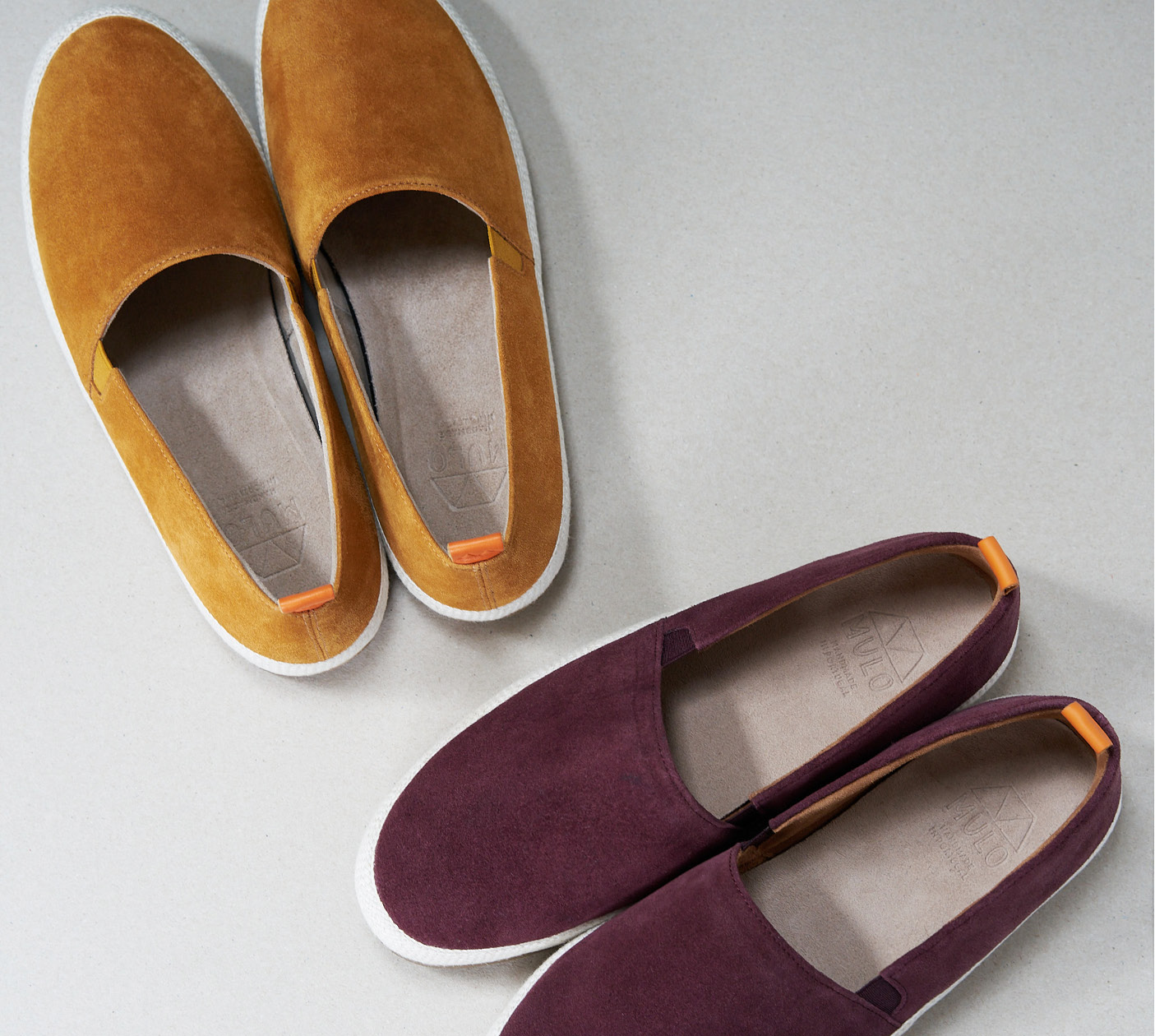 Suede Men's Espadrilles in Colorful Pops