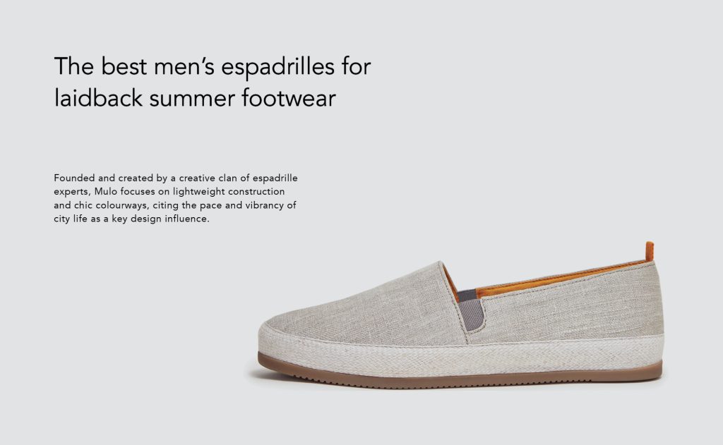 British GQ - Best Espadrilles for Men for Summer Footwear