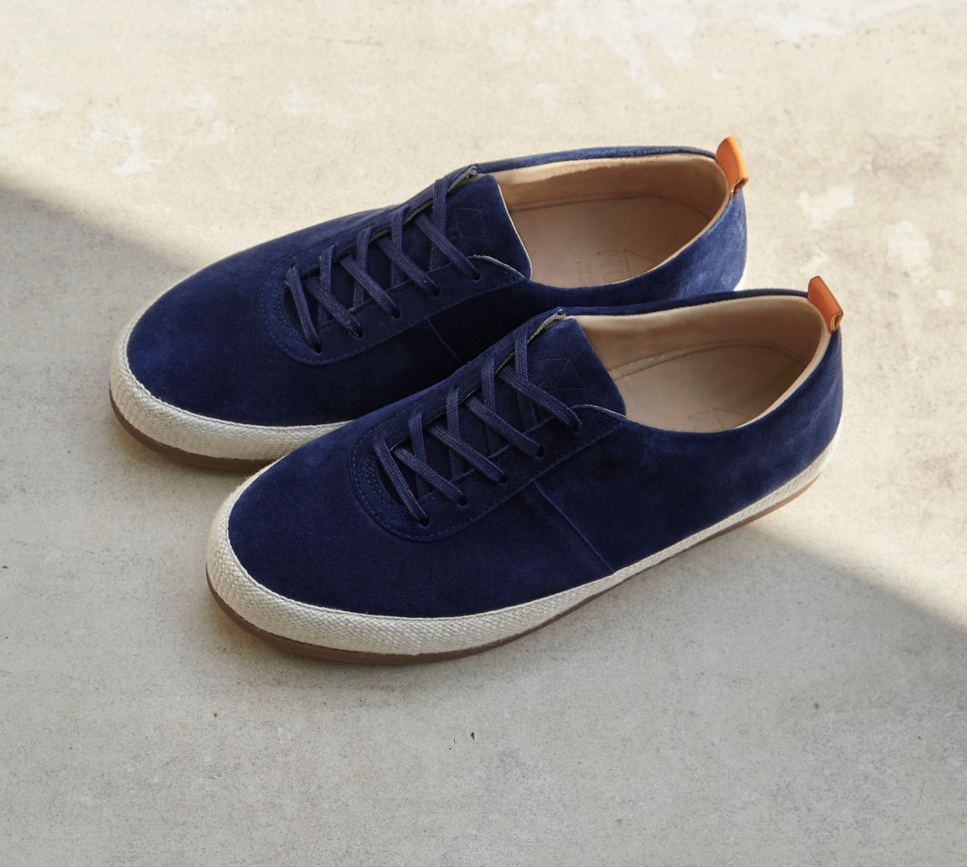 Suede Blue Espadrilles - Lace-Up Espadrilles