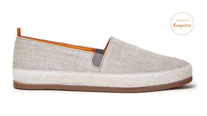 Linen Beige Espadrilles for Men