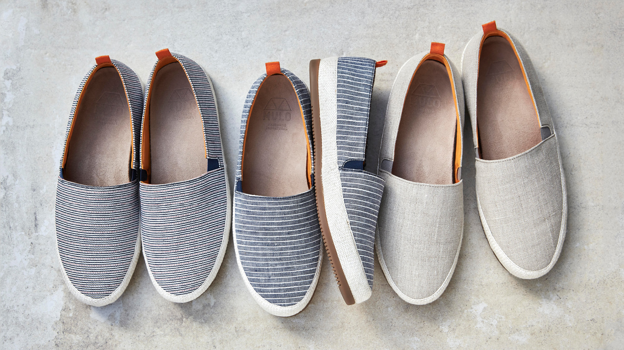 Mens Espadrilles - Lightweight Linen Mens Shoes for Summer