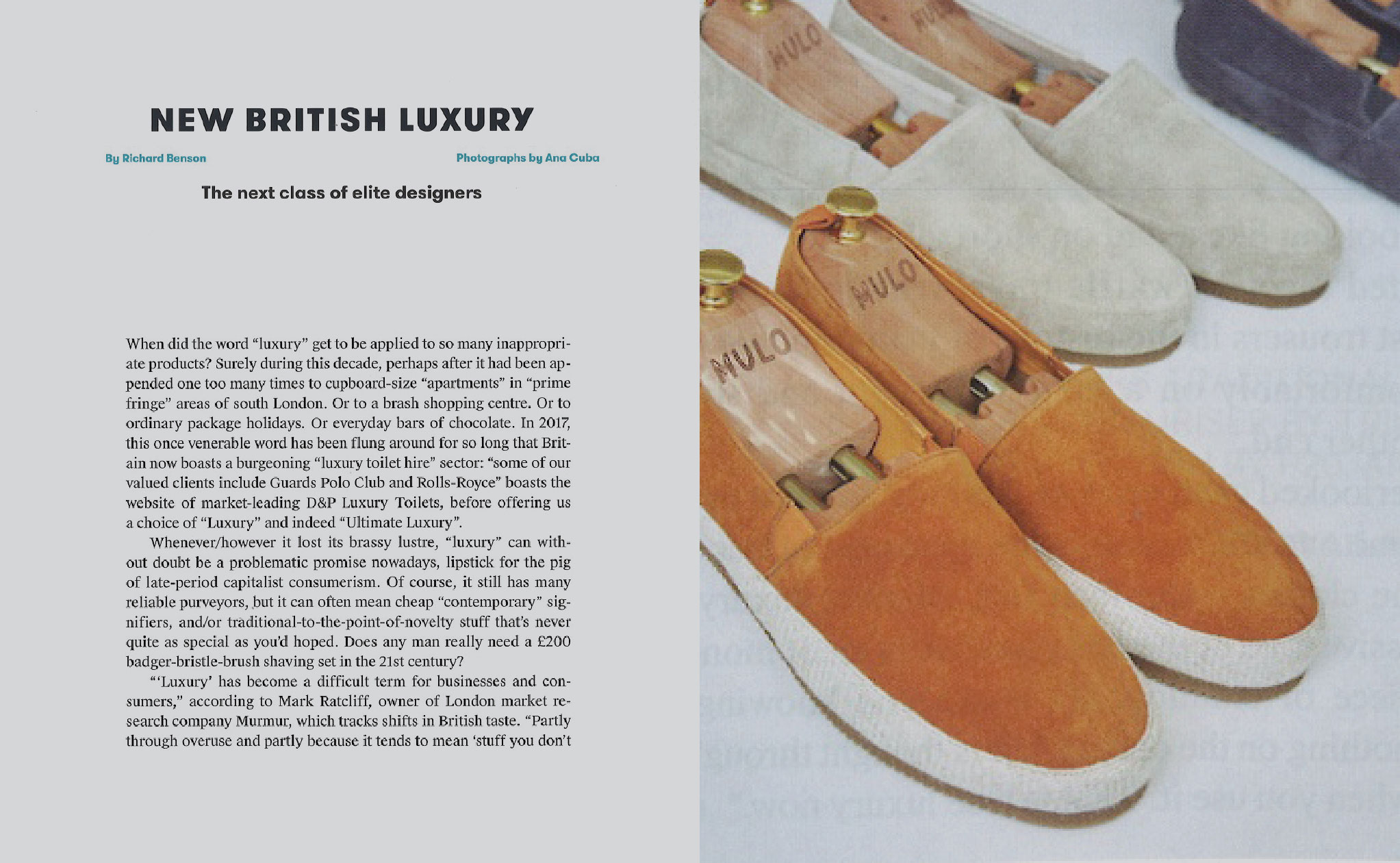 Esquire Big Black Book British Luxury SlipOns Redefined MULO