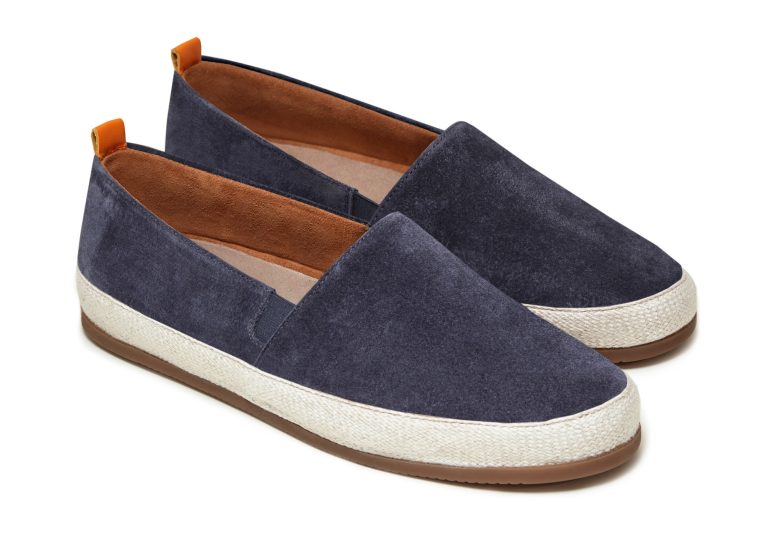 Blue Espadrilles for Men | MULO Shoes | High-quality Suede Leather