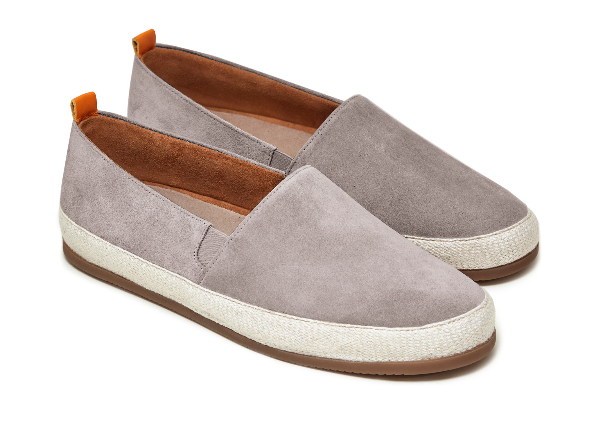 Mens Espadrilles in Grey Suede | MULO shoes