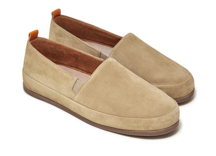 Mens Tan Loafers in Suede | MULO shoes