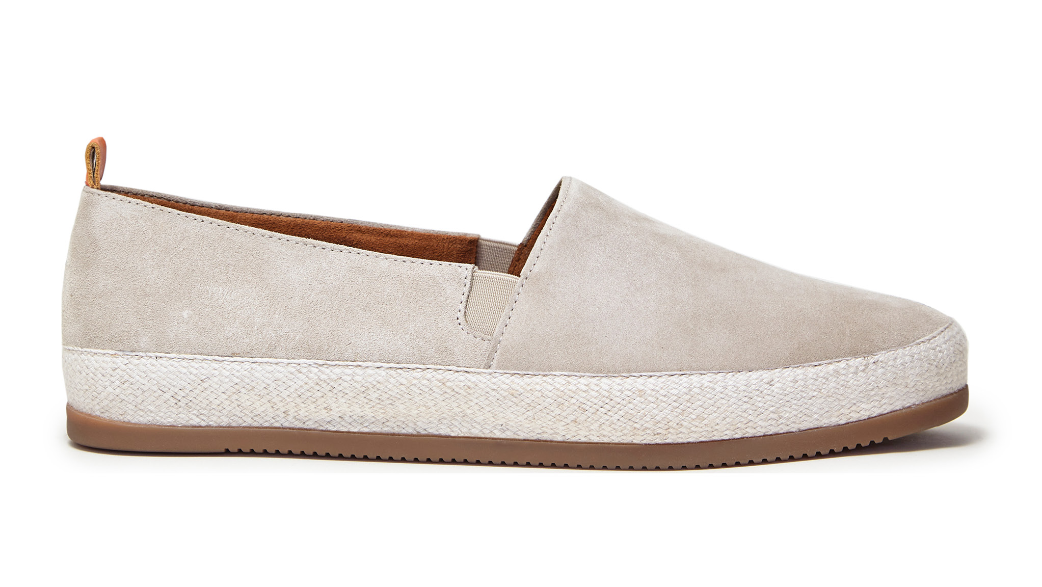 Men's White Espadrilles Suede