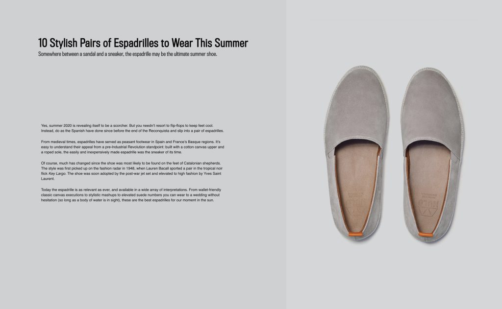 Mens Espadrilles featured in Robb Report