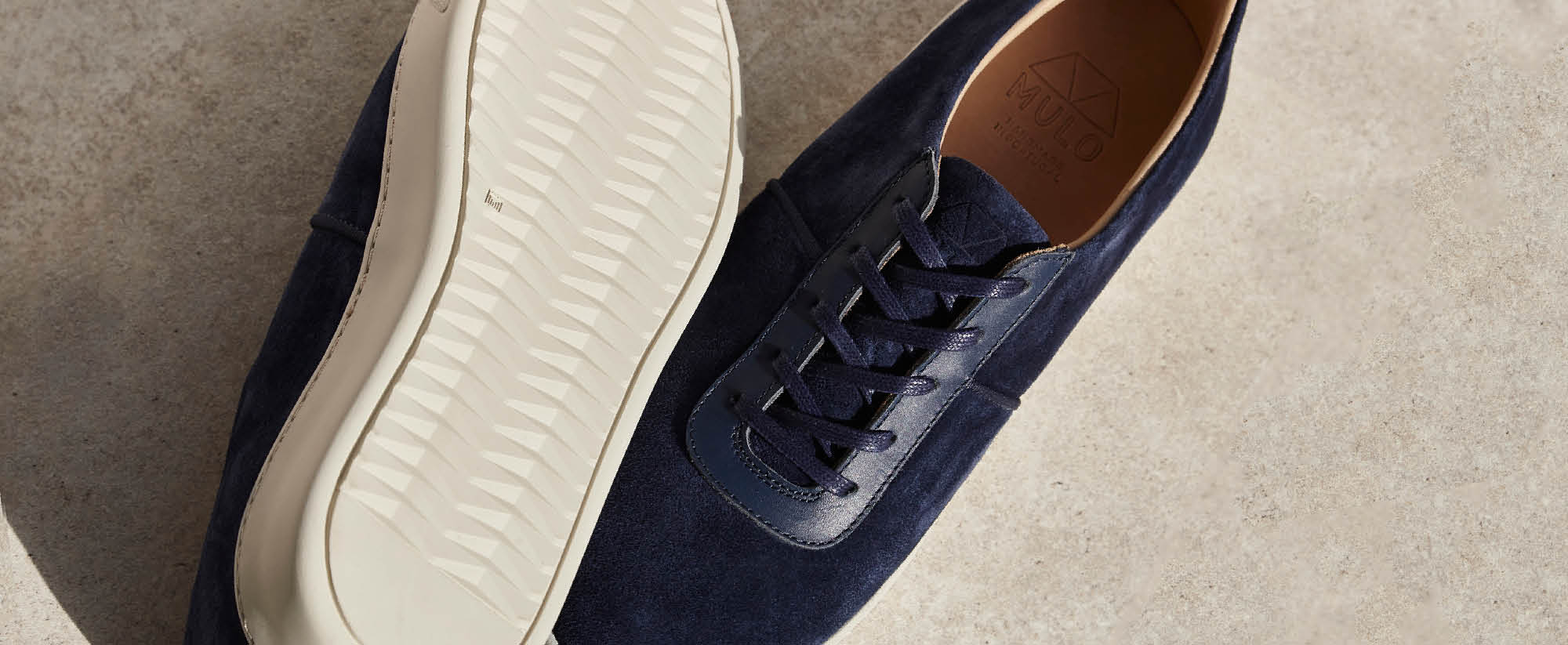 Mens Lace-Up Espadrilles in Suede