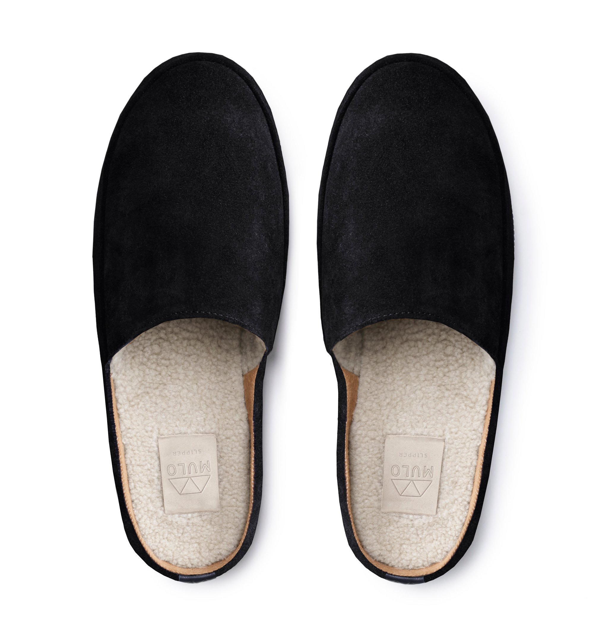 black slippers