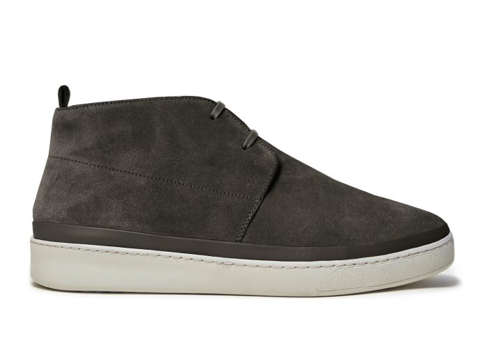 Desert Boots for Men in Brown Waxed Suede