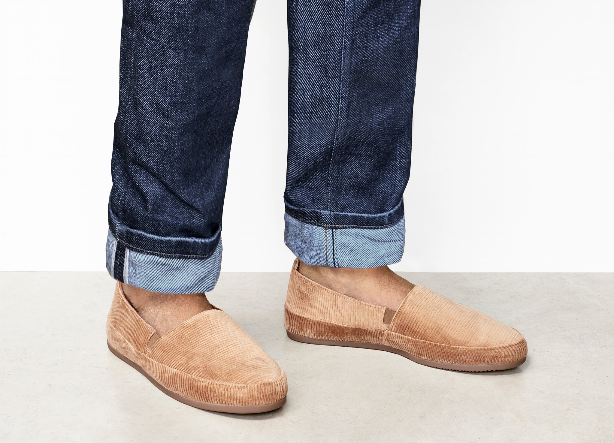 corduroy slippers mens