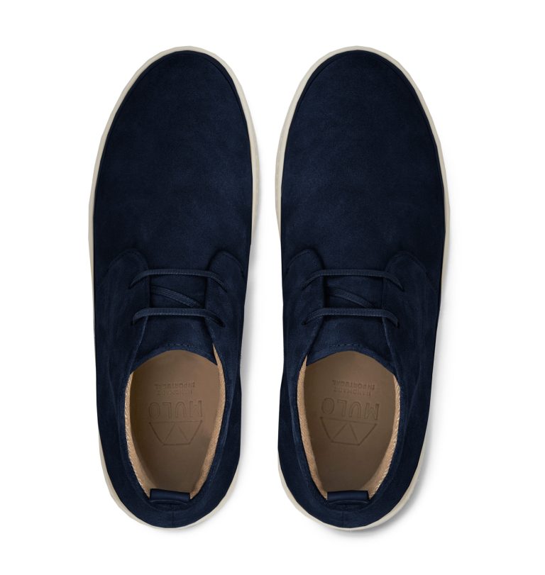 navy suede desert boots