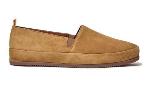 Loafers for Men in Dark Tan Suede
