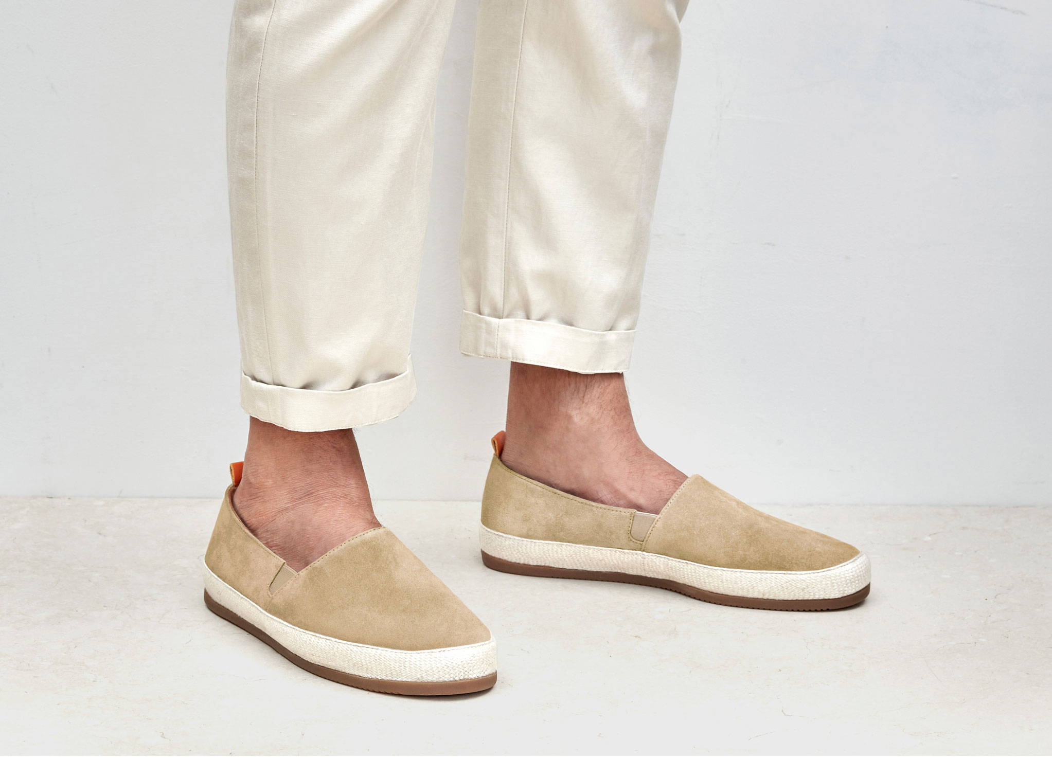 Suede Tan Sand Espadrille | MULO shoes 