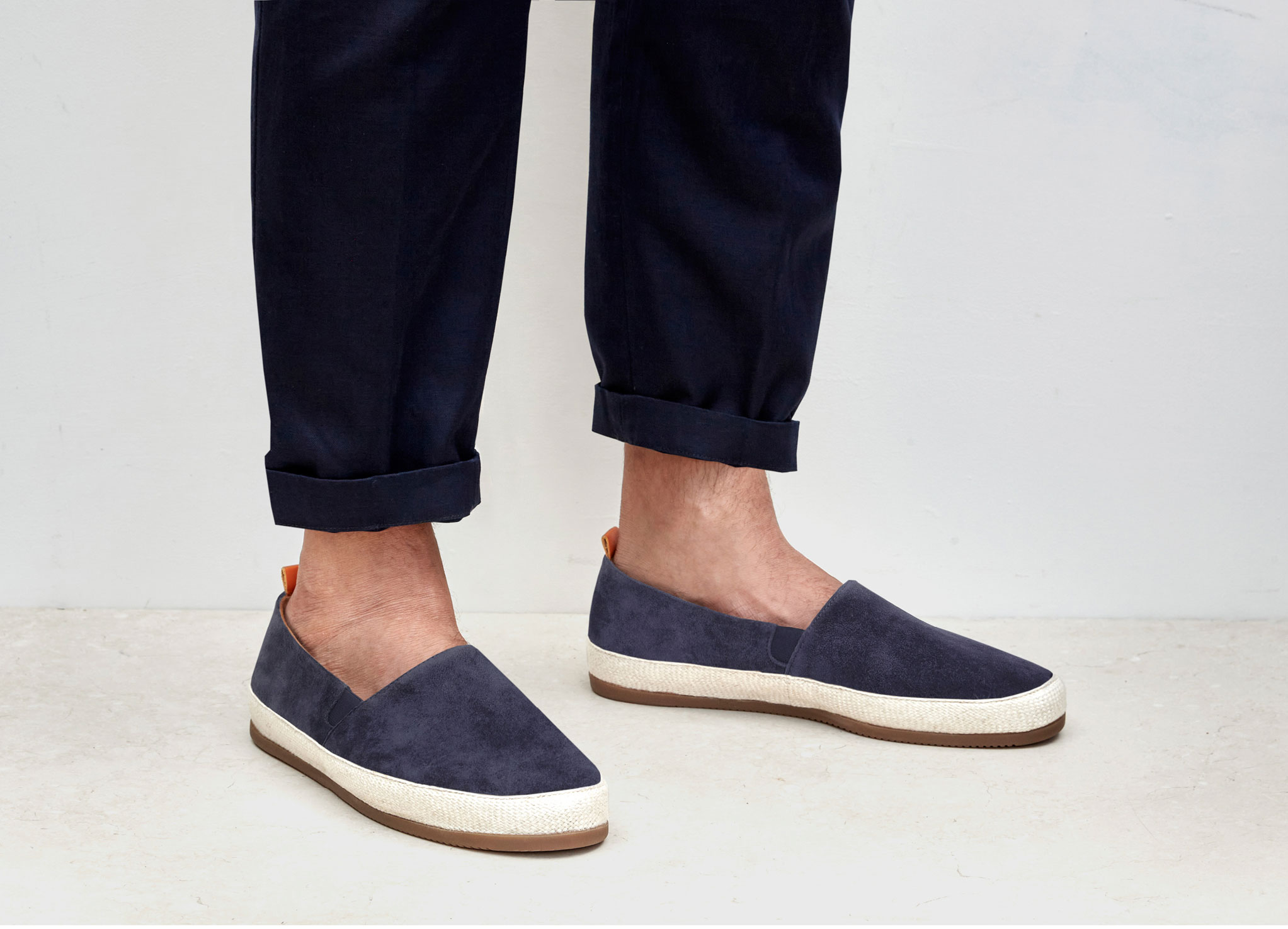 Blue Men Shoes | High-quality Suede Leather