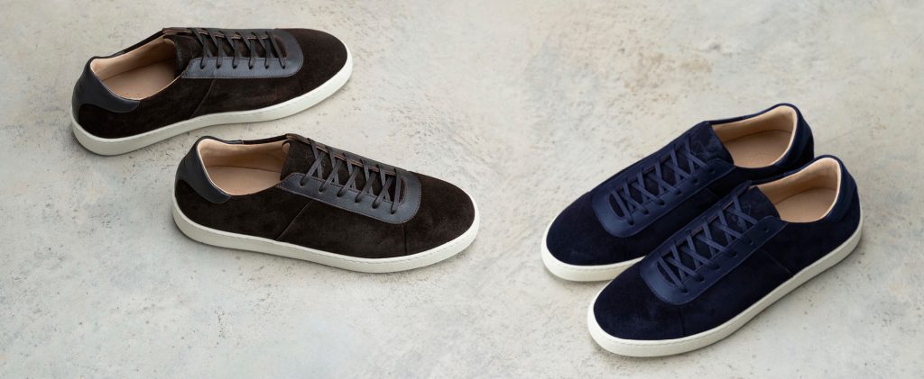 Waxed Suede Designer Sneakers - Mens Sneakers