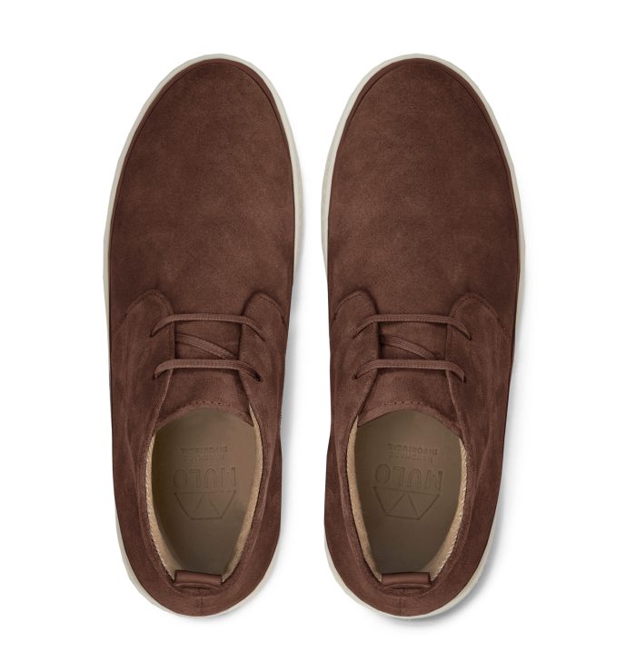 Modern Men's Desert Boots in Brown Italian Suede