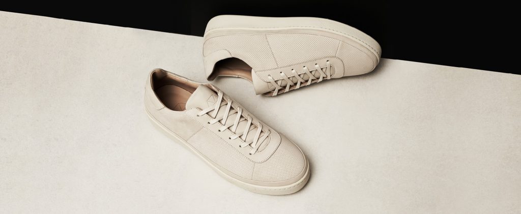 Perforated Nubuck Sneakers for Men