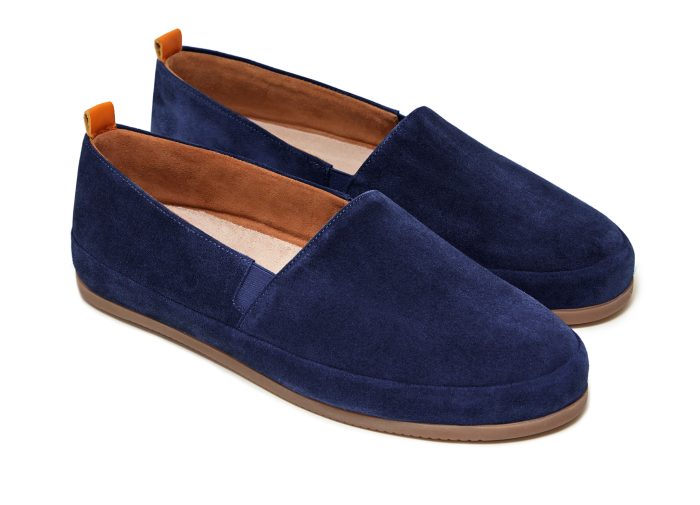 Navy Loafers for Men in Suede | MULO shoes