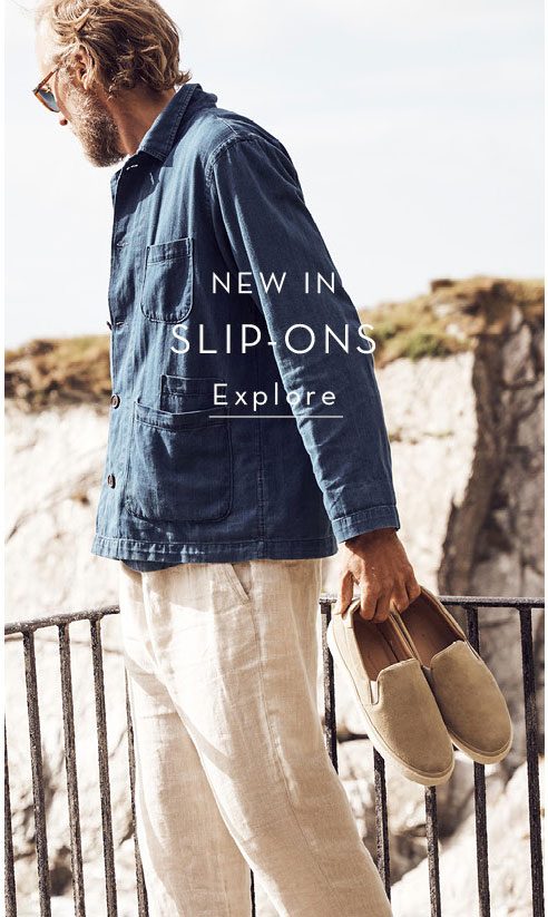New Season - Mens Slip-On Sneakers
