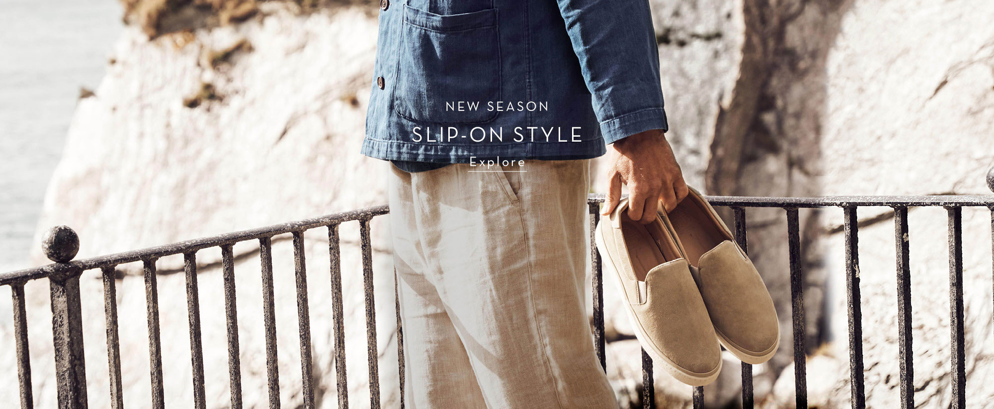 New Season - Mens Slip-On Sneakers