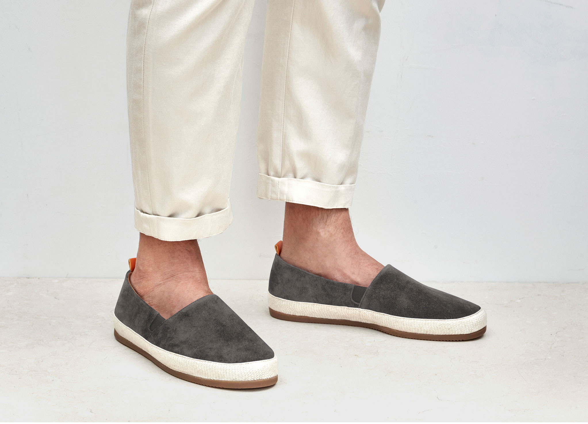 men's leather espadrilles