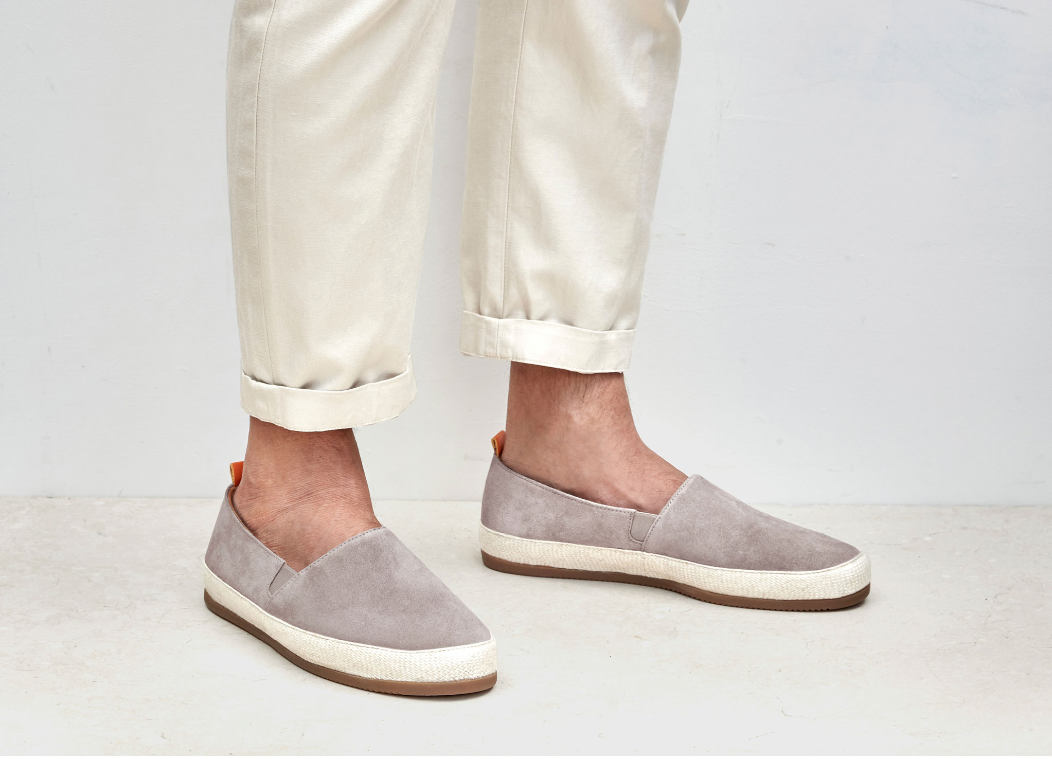 Mens Grey Espadrilles | MULO shoes 