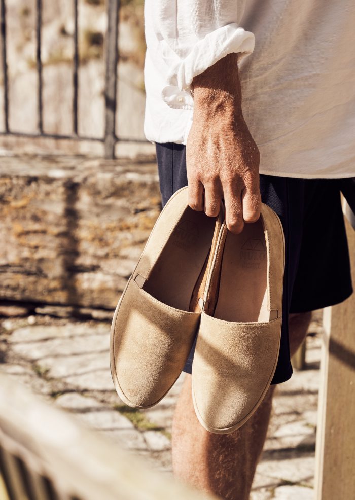 Suede Loafers for Men in Tan