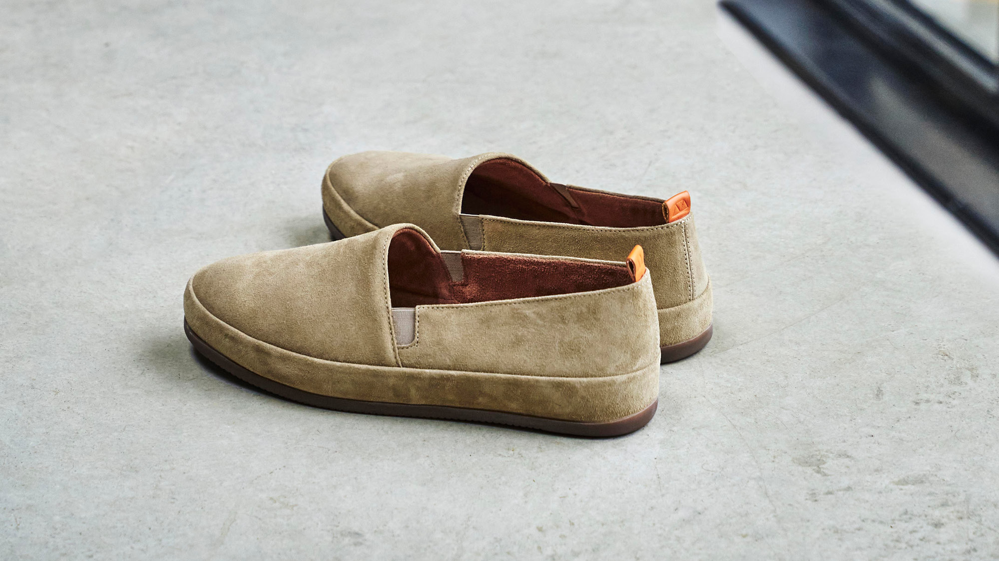 Suede Mens Loafers - Mens Tan Shoes