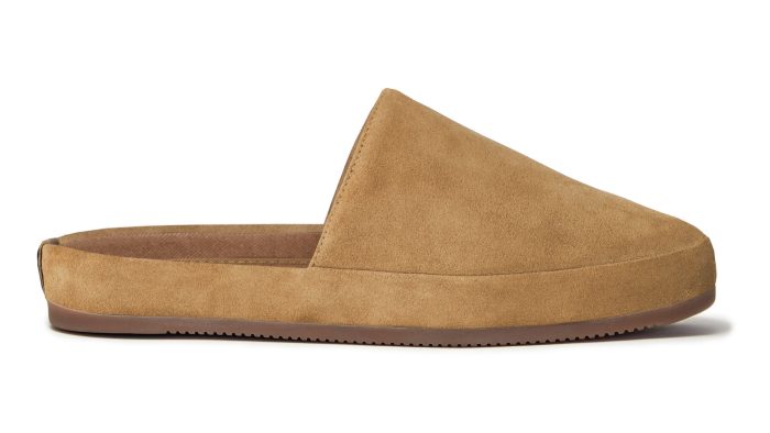 Slippers for Men in Suede Tan
