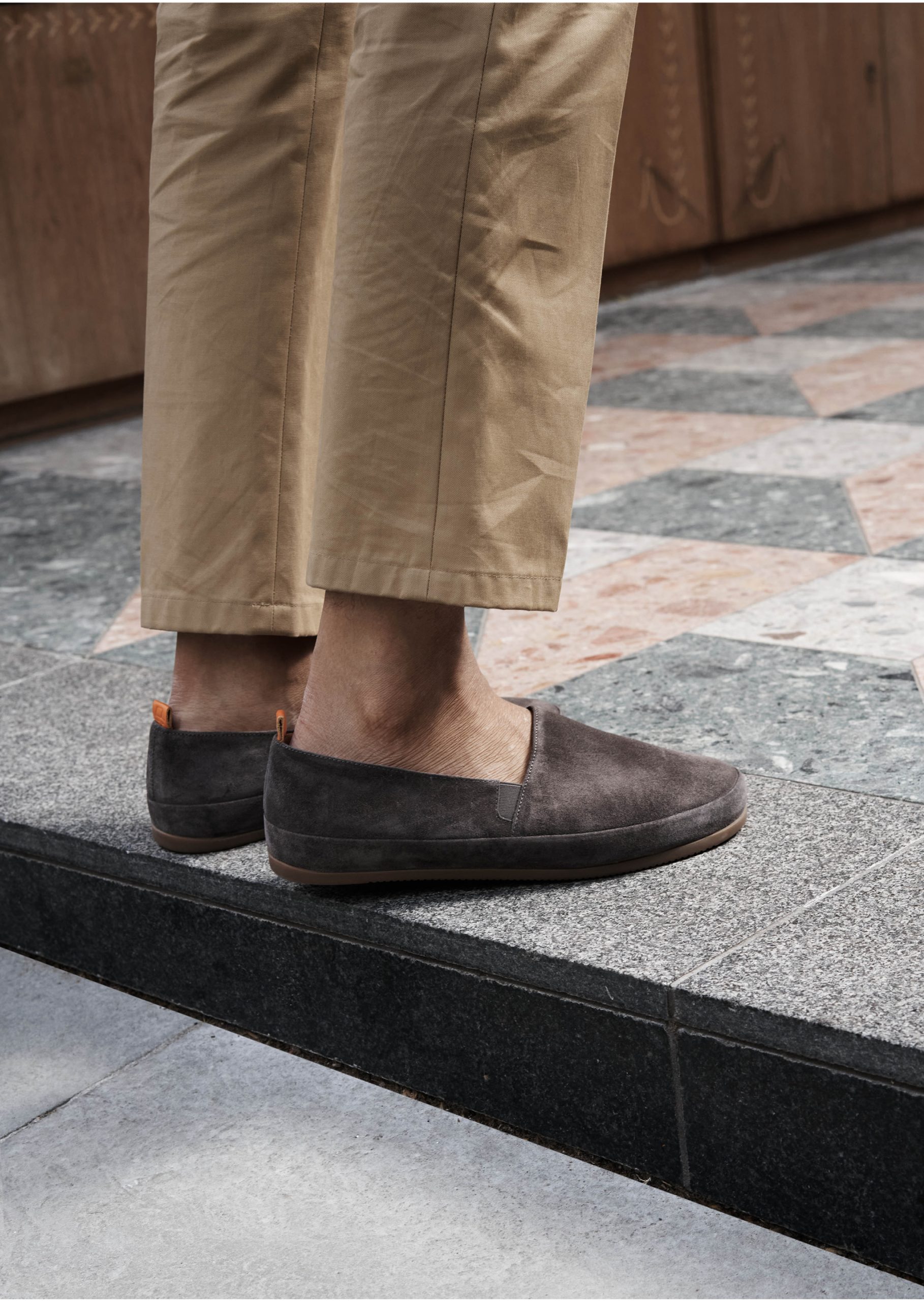 Brown Suede Loafers