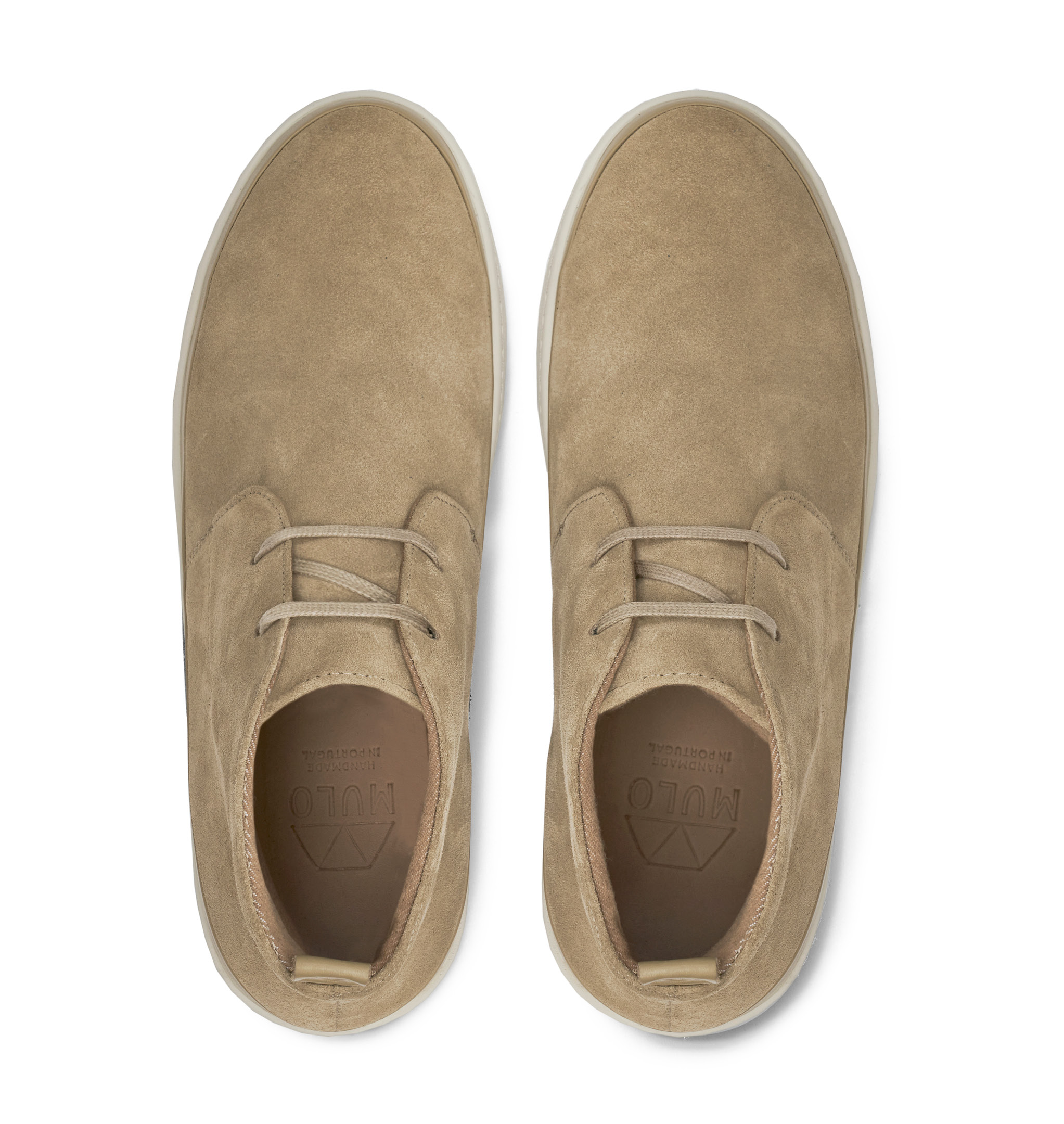 Tan Mens Desert Boot | MULO shoes | Premium Italian Suede
