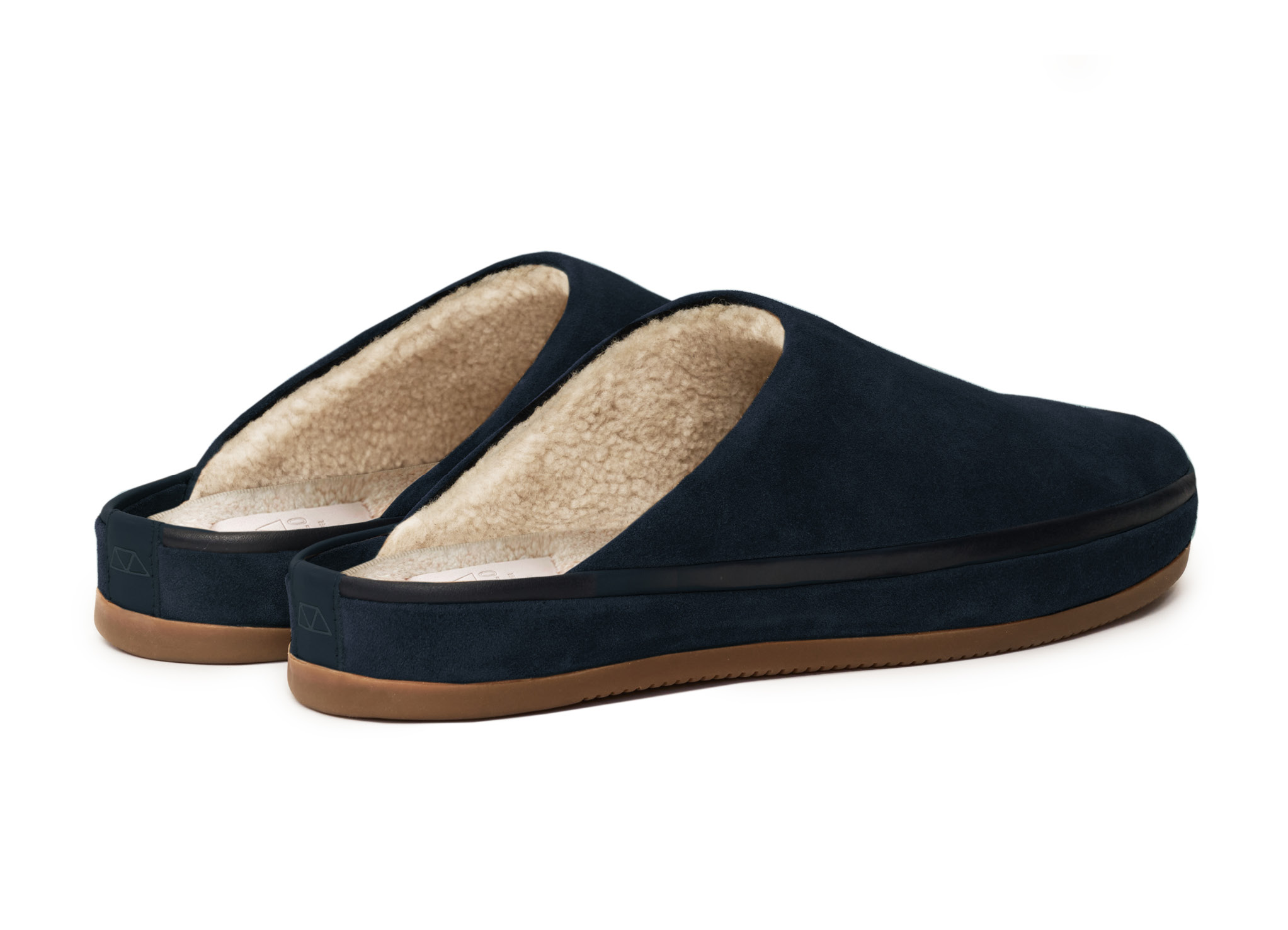 Men's Navy Slippers