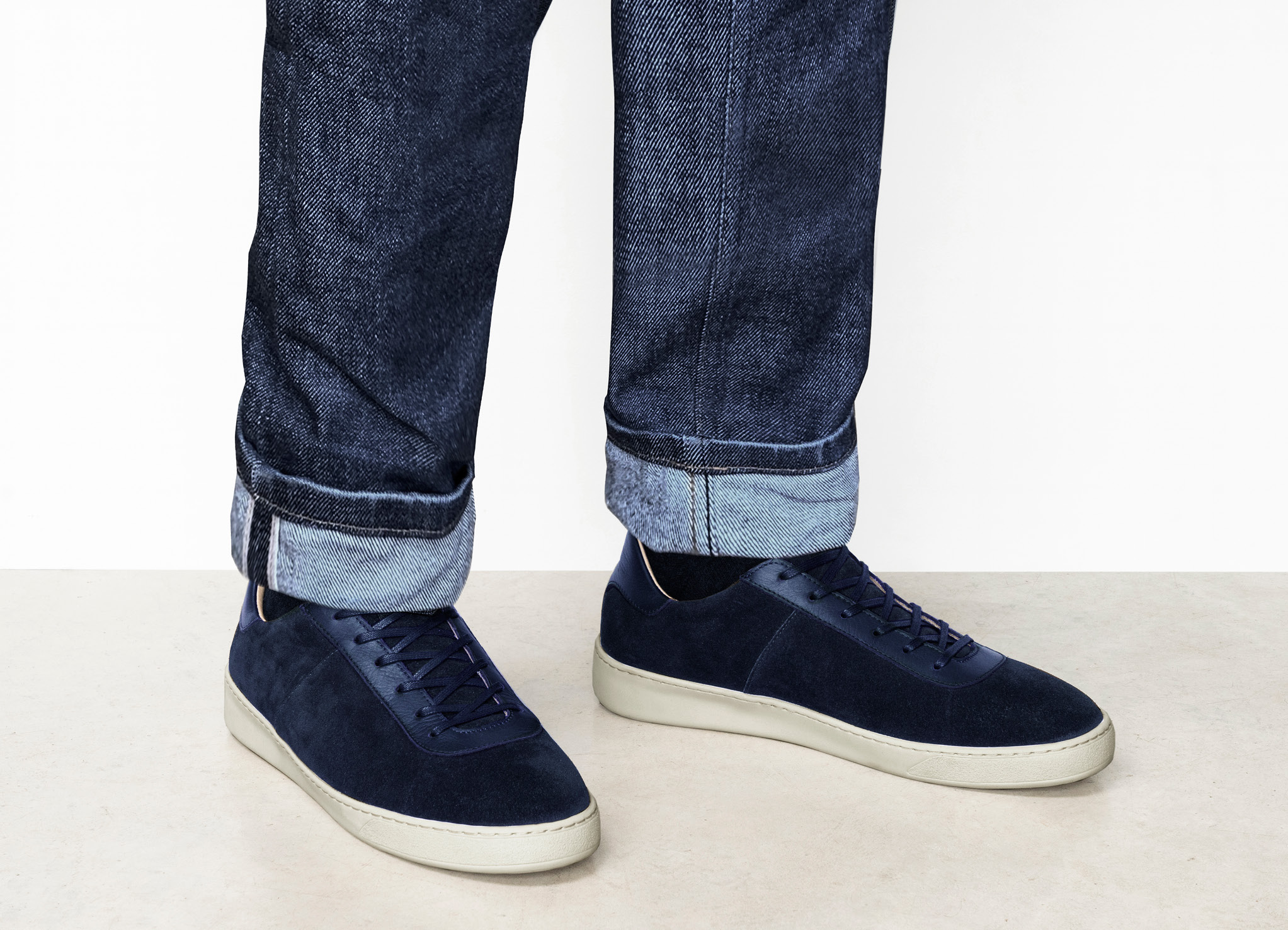 dark blue shoes mens