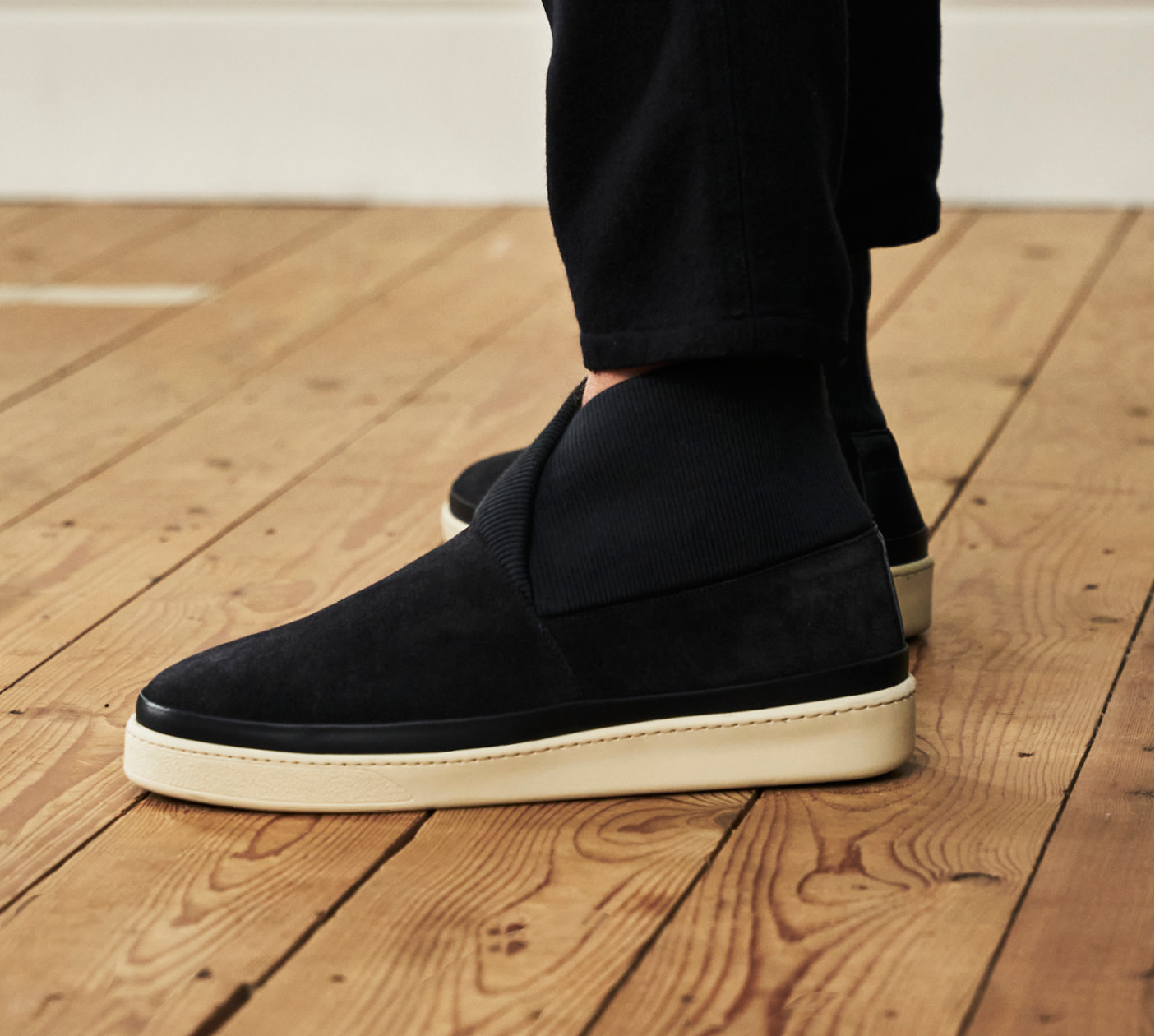 Winter Style - Slipper Boots with Sheepskin for Men