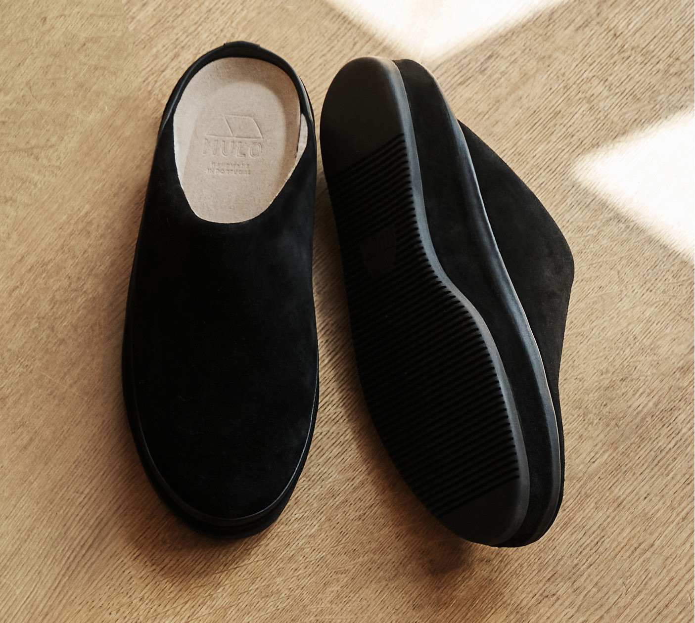Winter Style - Suede Slippers with Sheepskin for Men