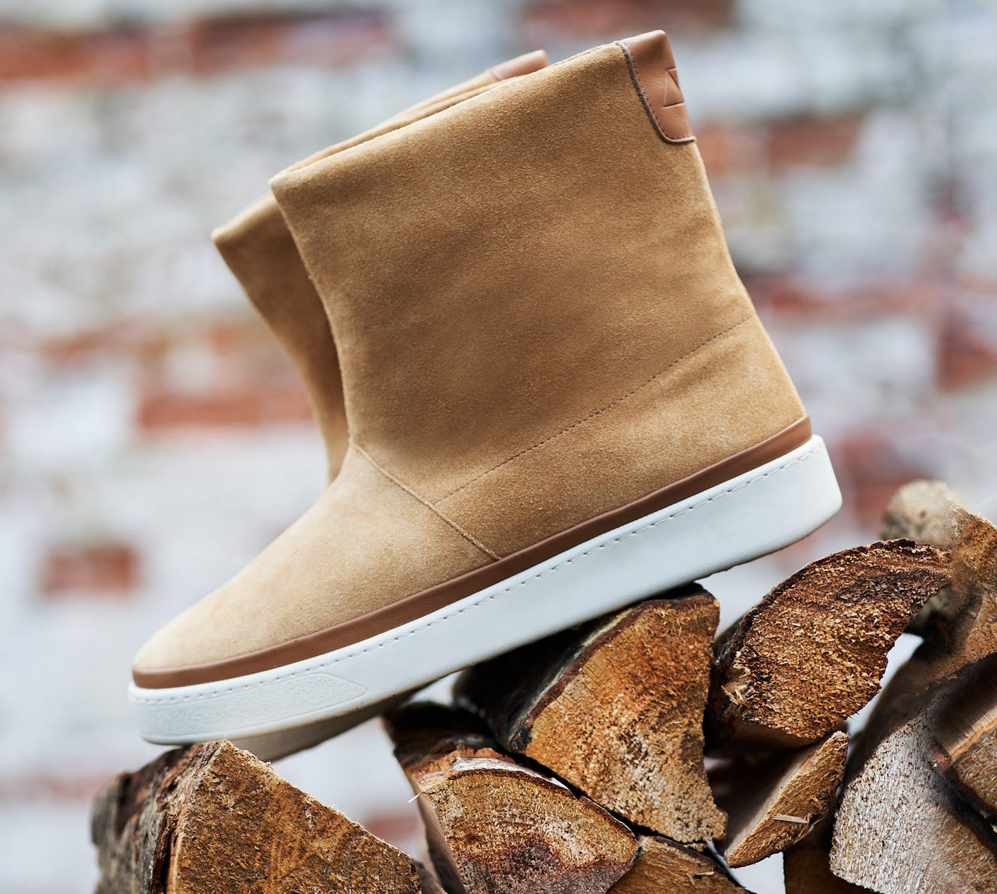 Winter Style - Tan Winter Boots for Men with Sheepskin